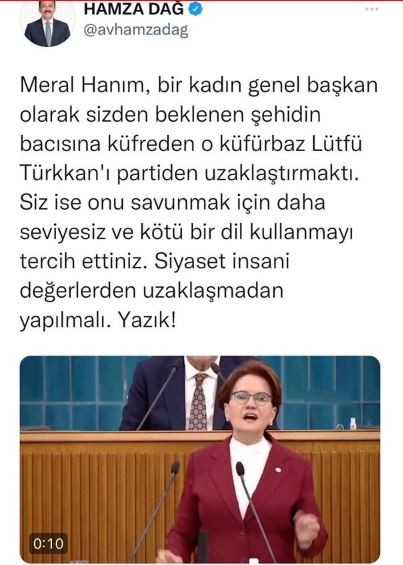 Şehit ağabeyine 'yavşak' diyen Meral Akşener’e tepkiler çığ gibi!